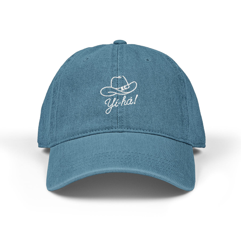 Yí-Há! Embroidered Cowboy Denim Hat