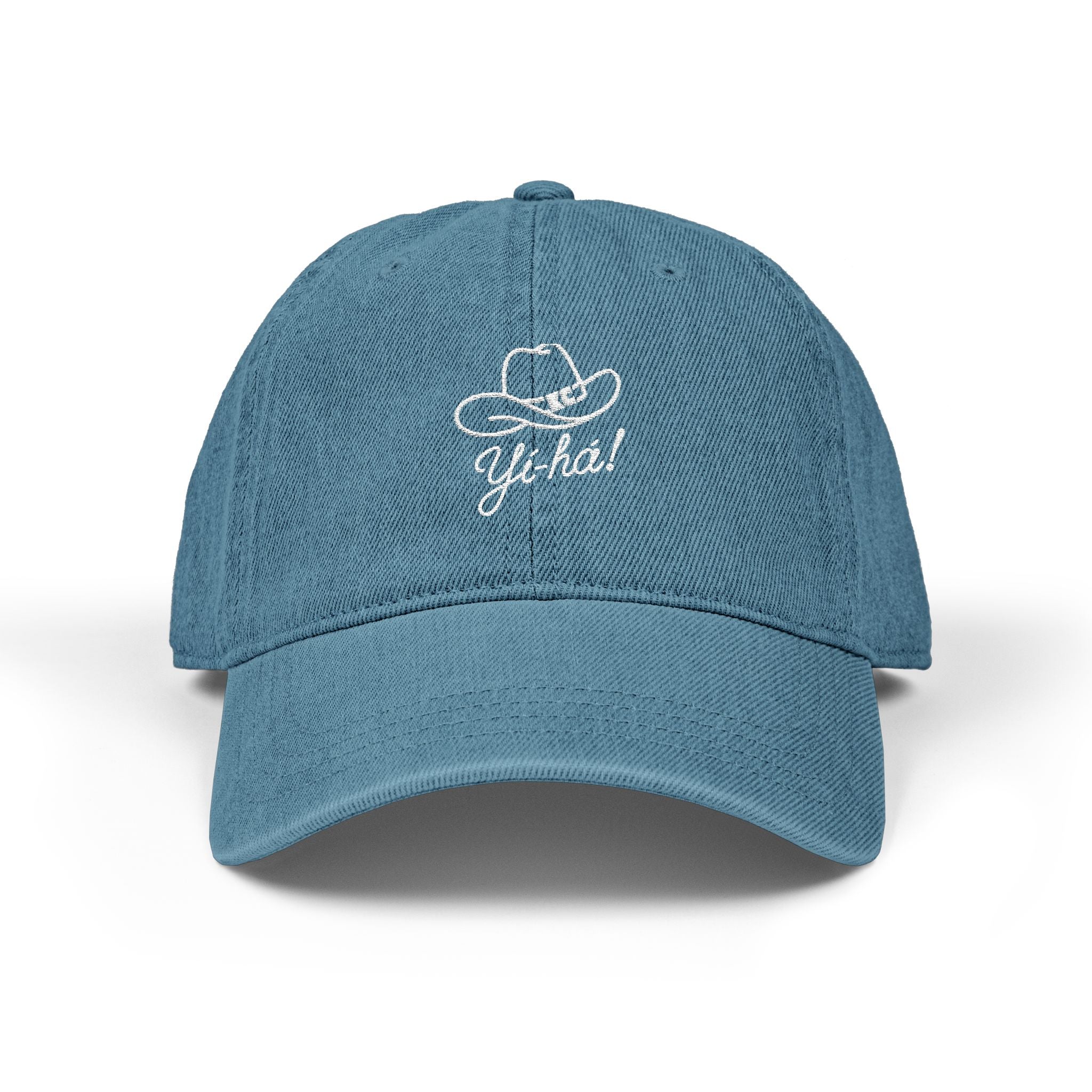 Yí-Há! Embroidered Cowboy Denim Hat