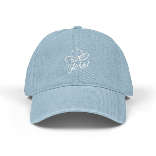 Yí-Há! Embroidered Cowboy Denim Hat